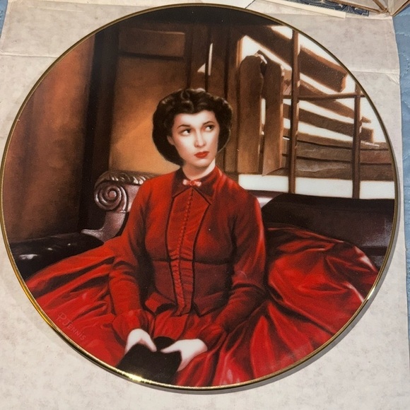 Gone with the Wind Scarlett O'Hara Collector’s Plate - Picture 1 of 5
